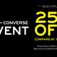 DSW: 25% off select Nike and Converse styles